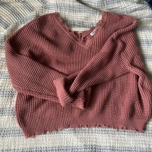 Cropped sweater